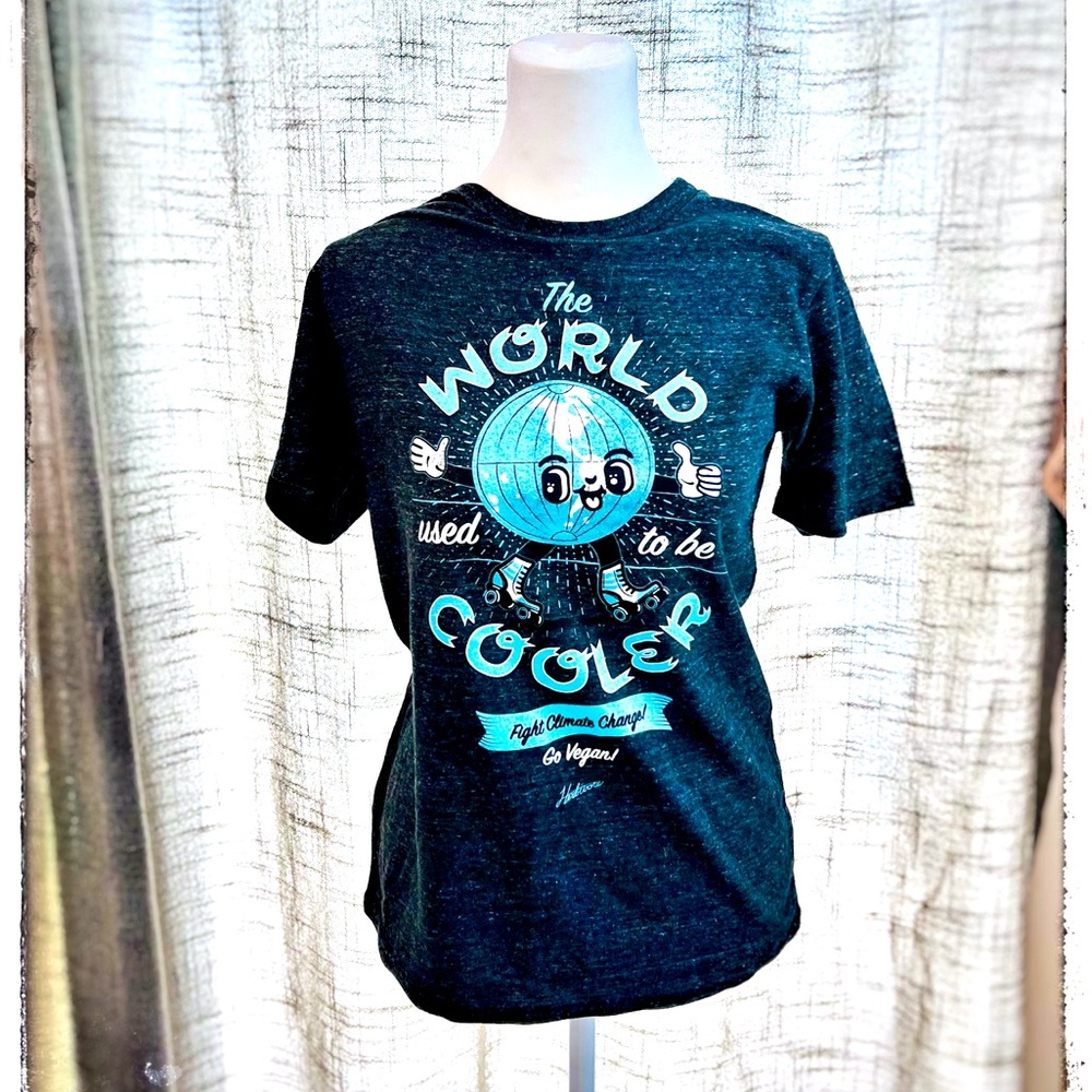 The World Used to be Cooler Fight Climate Change Go Vegan T-Shirt